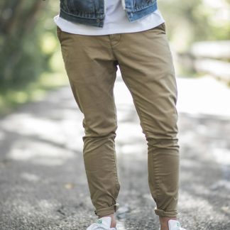 Erichbeck Men's Straight Fit Chino Pants — Cotton Twill